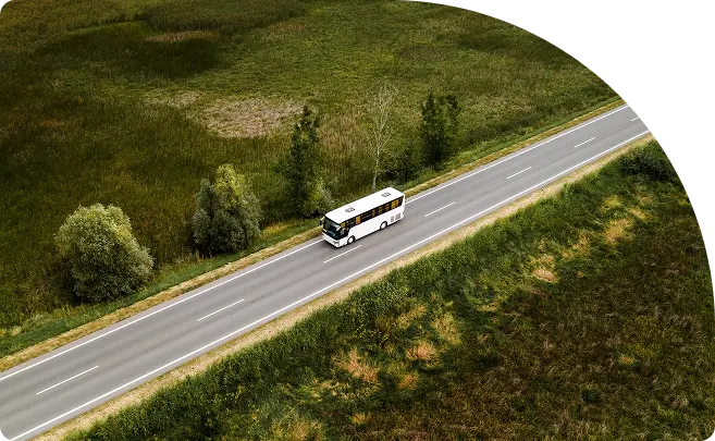 bus-carretera Autobús en la carretera