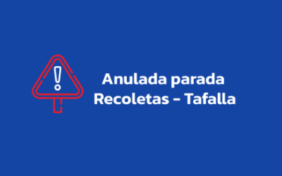 Parada Recoletas anulada del 14 al 20 de Agosto