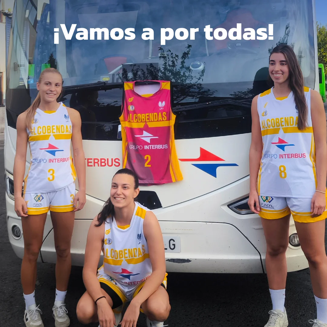 Grupo Interbus - Jugadoras del Club de Baloncesto de Alcobendas